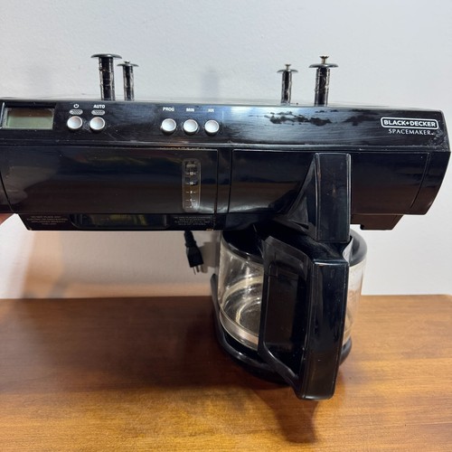 Black & Decker Spacemaker Coffee Maker Under Cabinet 12 Cup Tested | eBay