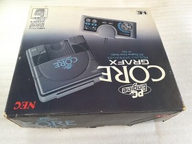 PC Engine CORE GRAFX Boxed console NTSC-J Tested CIB