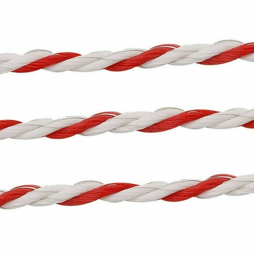500m Electric Fence Stainless Steel Rope 4mm Polywire Poly Tape Farming Fencing - Picture 7 of 10
