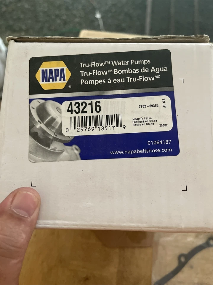 Bomba de agua para 95-05 Volkswagen Passat Audi A4 A6 90 Quattro 2.8 Napa 43216 Foto 2 de 4