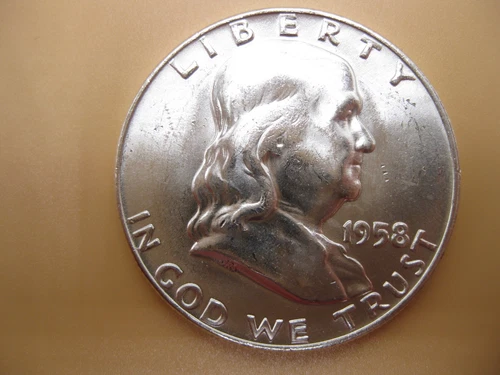 1958 D Franklin Half Dollar Ch/Gem BU! #1112505