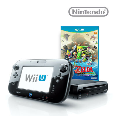 任天堂　Wii U Nintendo Wii U WIIU Complete Console Bundle (Black/White) Pick