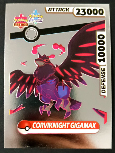 CARD POKEMON EE VOL. XV #11 CORVIKNIGHT VMAX G-MAX 2020 Galar PERU TCG FOIL