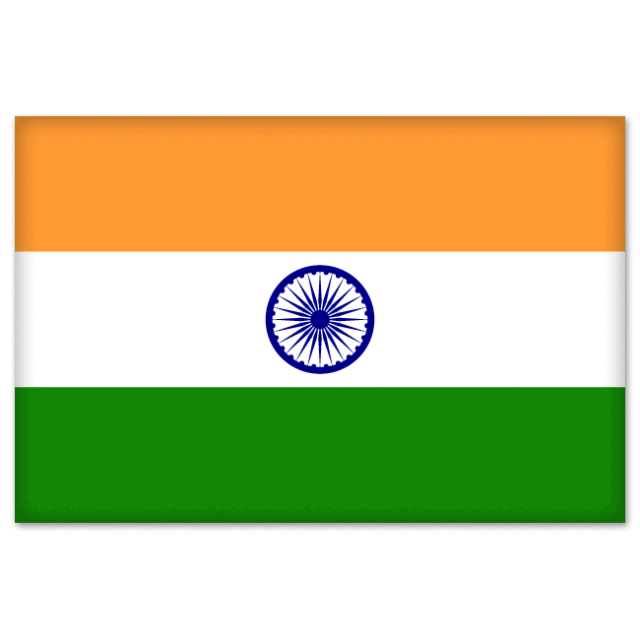 2 Pack Indian FLAGS India 5inch VINYL DECAL BUMPER STICKER