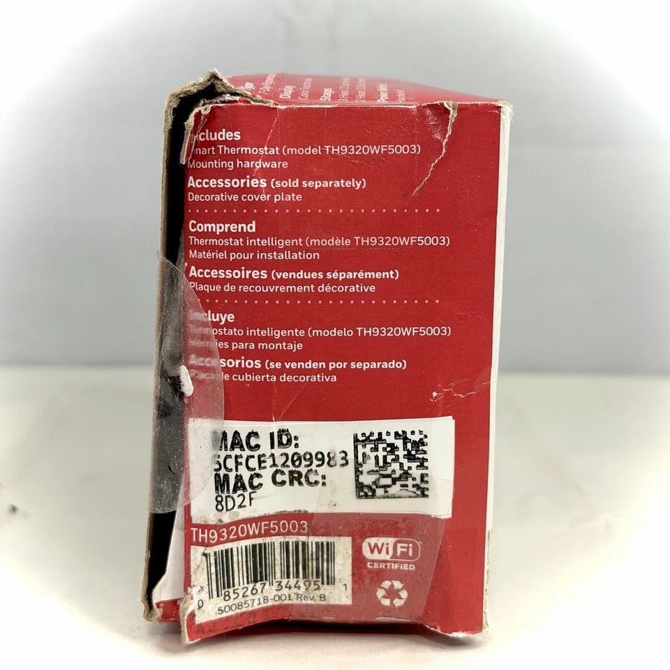 Honeywell Wi-Fi 9000 7-Day Programmable Thermostat (TH9320WF5003) / New - Image 4 of 4