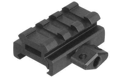 UTG Low-Profile 0.5'' Compact 3-Slot Picatinny Riser Mount MNT-RS05S3