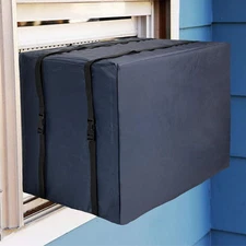 Outdoor Window Air Conditioner Cover, Large Size 27.5"W x 23"D x 19"H, Blue