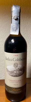 1968 Badia a Coltibuono Chianti Classico Riserva DOCG 0,75l 12,5% Perfekt