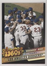2020 Topps Decades Best Teams Black Los Angeles Dodgers Sandy Koufax HOF 1u6