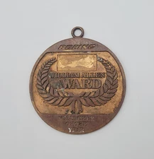 Vintage Boeing William Allen Volunteer Of The Year Award Medal