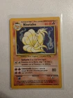 Pokemon TCG - Spanish Ninetales 12/102 Base Set Holofoil Holo LP/MP