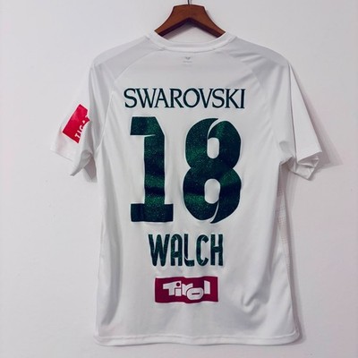 WSG TIROL / ORIGINAL AUSWÄRTS TRIKOT 2018/19 #18 CLEMENS WALCH ERIMA GRÖSSE M