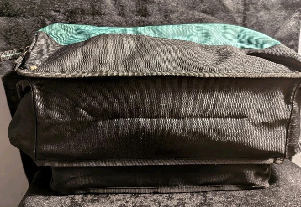 Caja de aparejos de transporte lateral blando vintage Kwik Draw 7501ST usada sin usar Foto 3 de 4