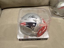 Darelle Revis Auto - Patriots Superbowl 49 Mini Helmet - Fanatics/NFL COA