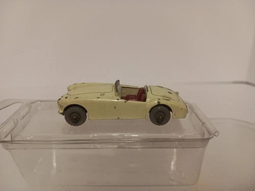 Vintage Lesney MG A Sports Car No 19 Grey Gray Wheel Matchbox Diecast Collect