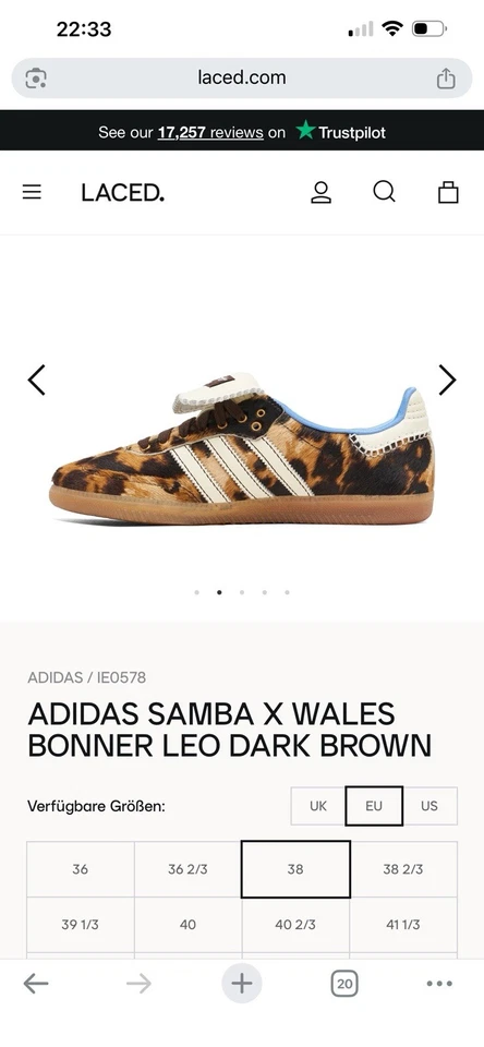 Adidas Samba x Wales Bonner, Foto 2 von 4
