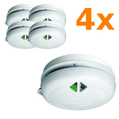SMARTWARES 4 Rauchmelder Elro RM230 Brandmelder Feuermelder für frühzeitige Raucherkennung