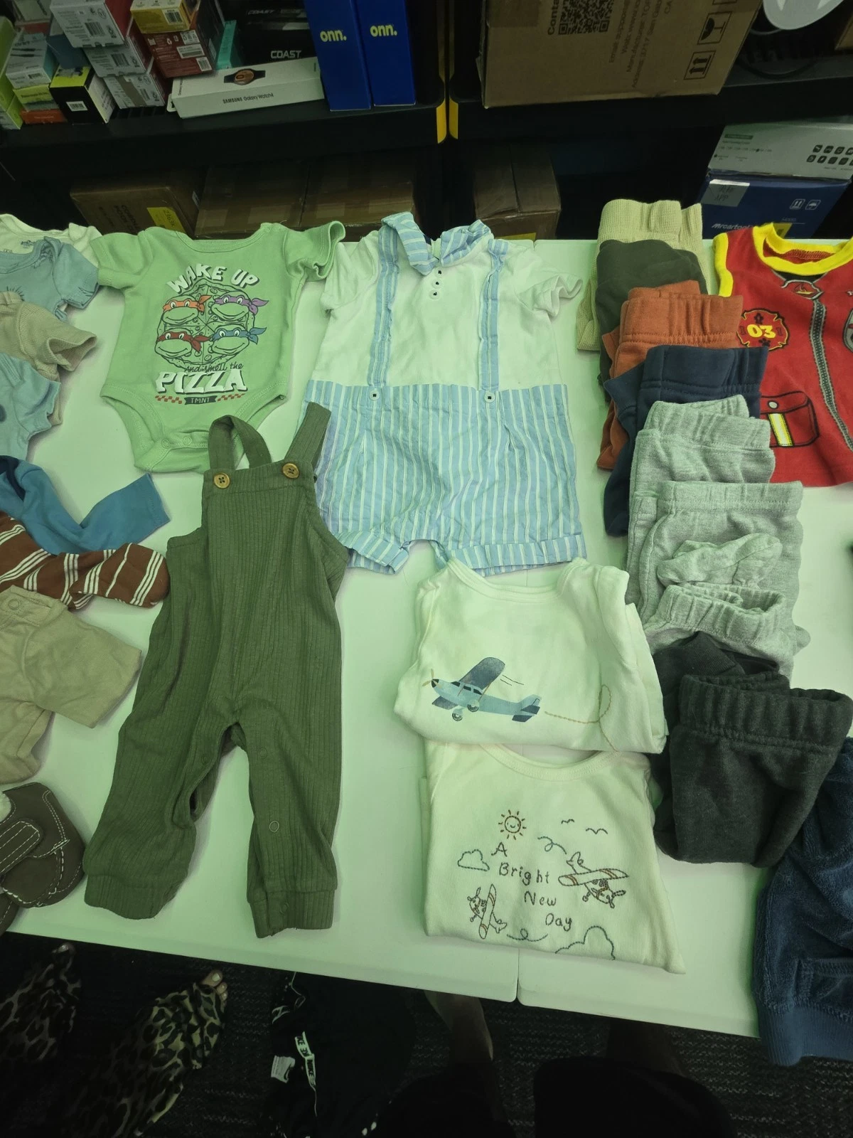 Baby Boy Clothing Lot 57 Pcs Total. 0-3 And 3-6 Months.