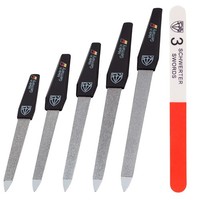 Saphir Nagelfeilen Set 5+1 | Hochwertiges Nagelset FüR ManiküRe Und PediküRe...