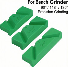 3pcs Drill Bit Sharpener Jig 90 118 135 Degree Bench Grinder Grinding Fixture