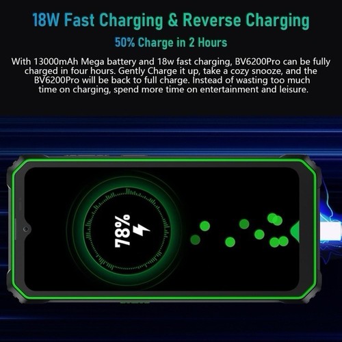 6GB +128GB Blackview BV6200 Pro Rugged Smartphone Android 14 13000mAh 4G Phone - Bild 14 von 24