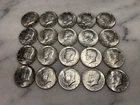 20 Kennedy 1968 D Half Dollars 40% Silver Very Good Condition # 2