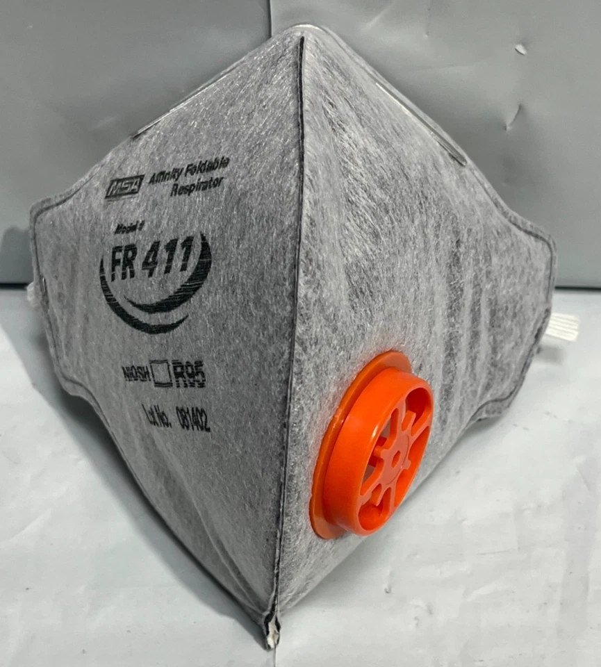MSA R95 Foldable Particulate Respirator Protective Dust Masks Exhalation Valve - Image 2 of 4