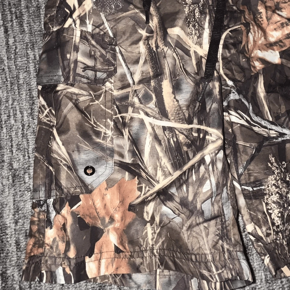 Pantalones Cortos de Natación Real Tree Camuflados Niños Talla 10/12 Carga Cordón Ventaja Max 4 Foto 3 de 4