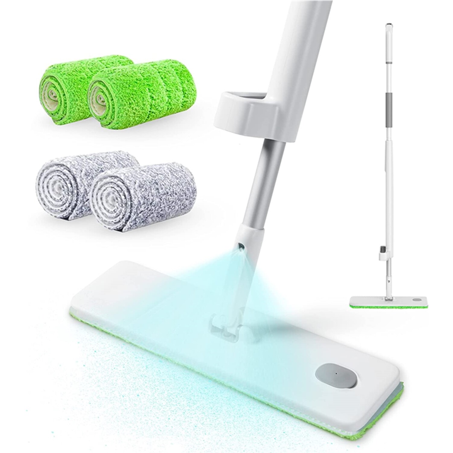BOOMJOY Spray Mop Self Wringing Flat Mop Hands Free Floor Cleaning Mop