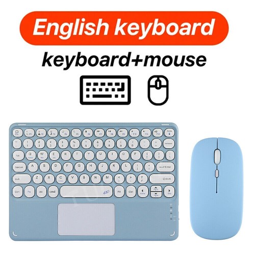 For Android iOS Windows Tablet Wireless Bluetooth Keyboard With Touchpad Mouse - Picture 26 of 56