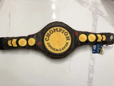 Bark Box Destroyers Club Chompionship Championship Belt Tug Squeak Dog Toy Small