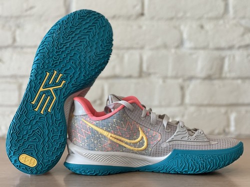 Nike Kyrie Low 4 N7 Basketball Shoes Desert Sand Citron CW3985-005 New Men 10.5 - Picture 7 of 10