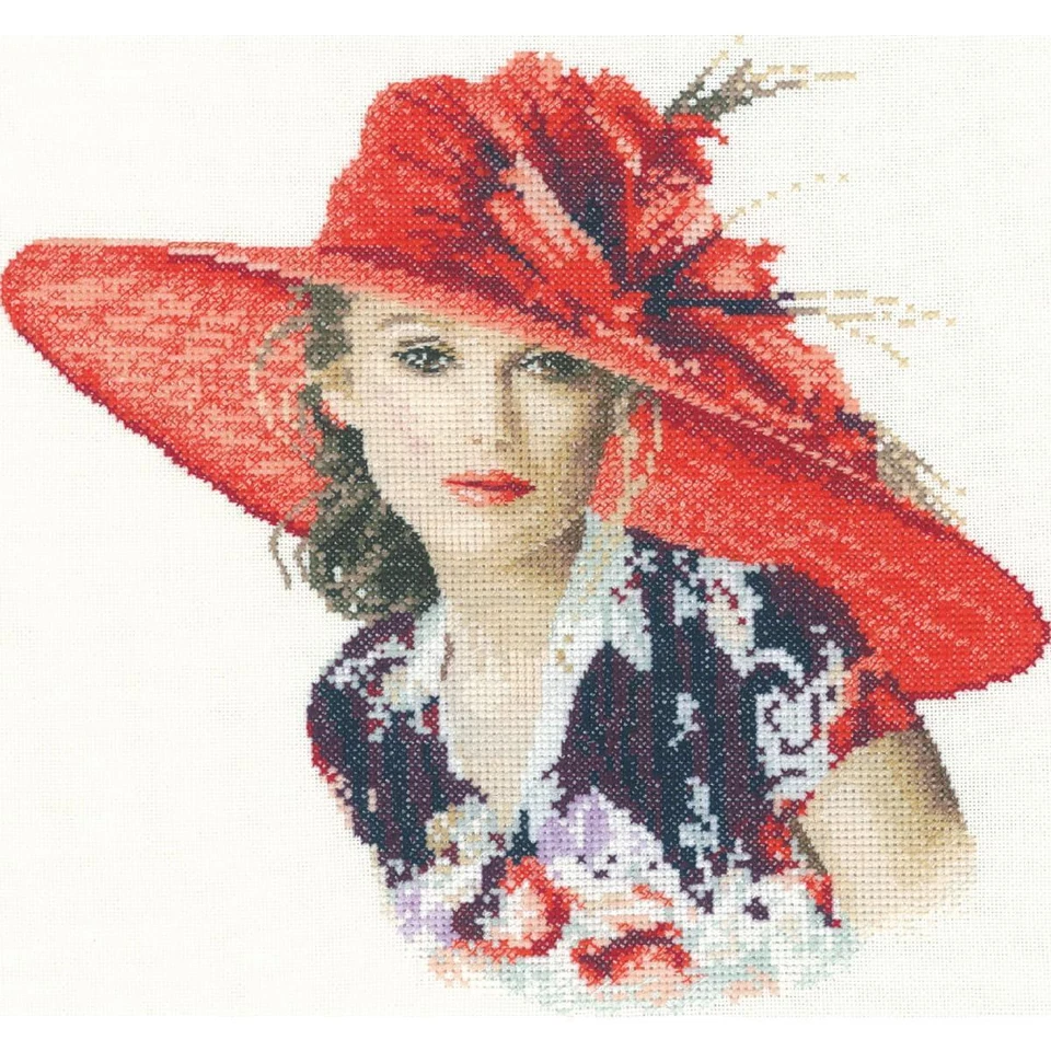 Heritage Kreuzstich Set Zählstoff "Victoria (L)", Zählmuster, JLVI1127-E, 23,5x2 - Bild 1 von 1