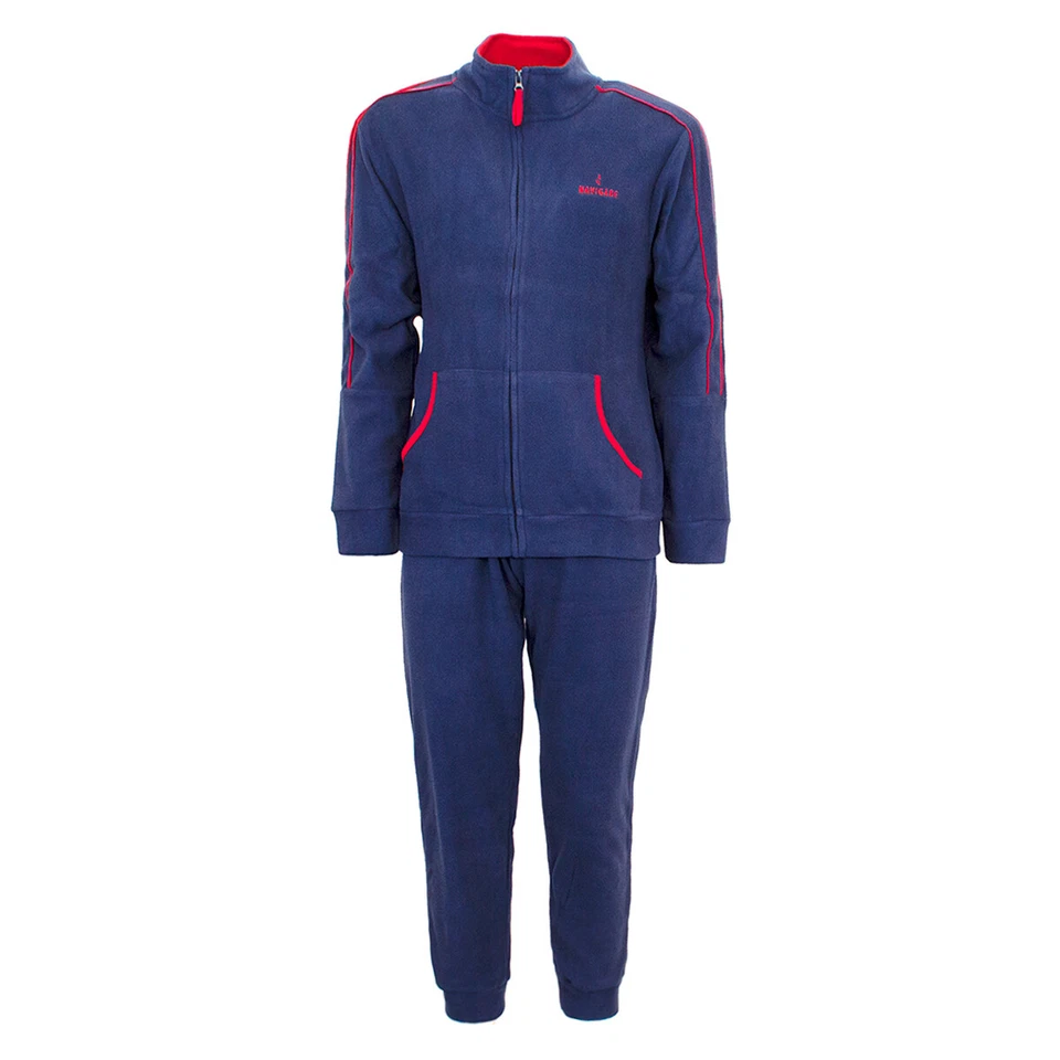 Pigiama Tuta uomo aperto con zip Navigare in Pile 141731 - fino alla tg 60 AB27 - Immagine 3 di 3