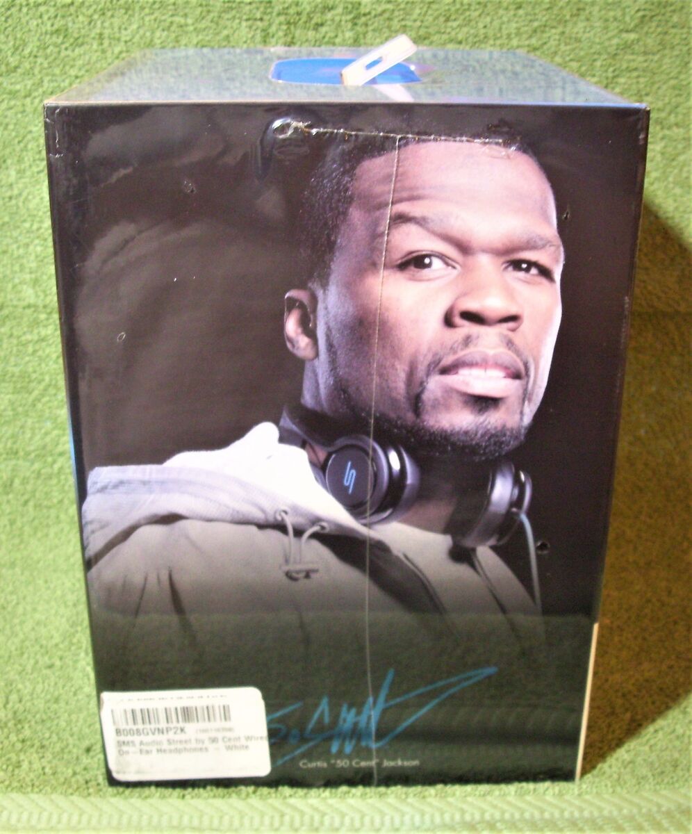 SMS Audio Street by 50 Cent Wired On-Ear Headphones-White SMS Audio Street by 50 Cent Wired On-Ear Headphones-White