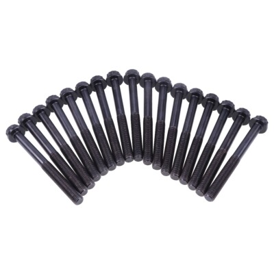 1 Set of 17PCS Cylinder Head Bolt 6204-13-1610 for Cummins B3.3 ISB QSB ISB3.3