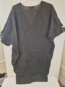 Lise Charmel Eclat Rock Long Kaftan Women's Small Black NWT ASB6670