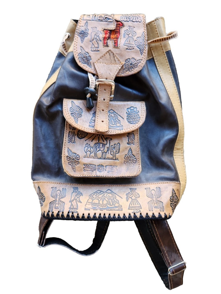 Ayacucho Suede Backpack - Olive Brown – Neroli Global display picture 2