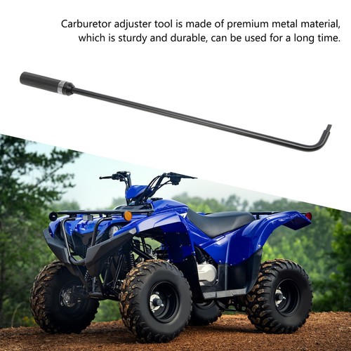 16.34in Carburetor Pilot Screw Adjusting Tool 110° Angled Head Metal