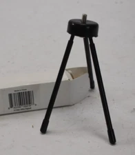 ICOtec Mini Tripod Black 3 Legged Lightweight Portable Allow Steel Device