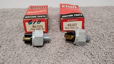 2 NOS ( New Old Stock ) NIEHOFF WA-607 & WA-137A Stop Light Switch. ( 00 )