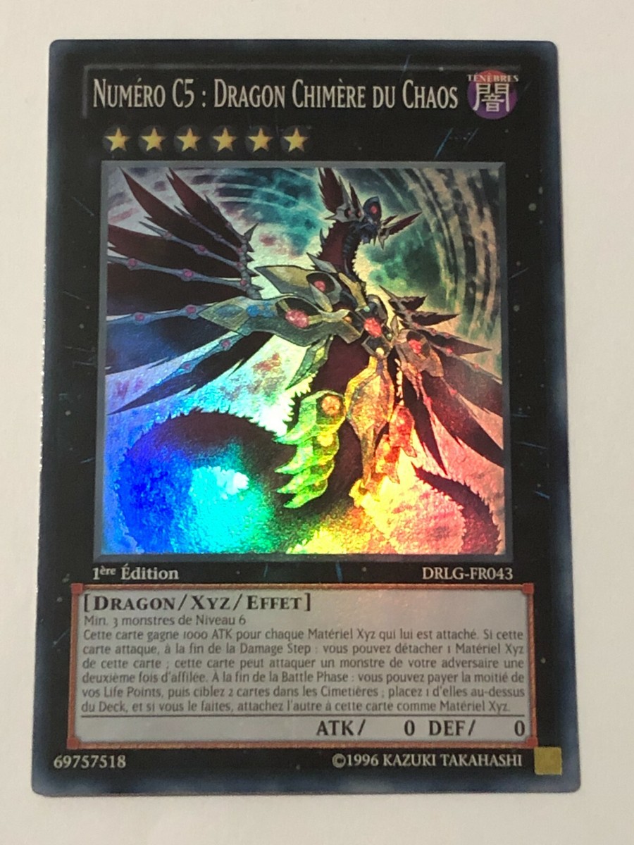 Yu-Gi-Oh! Number 5: Doom Chimera Dragon – DANE-EN092 Super Rare Unlimited Edition - View #4