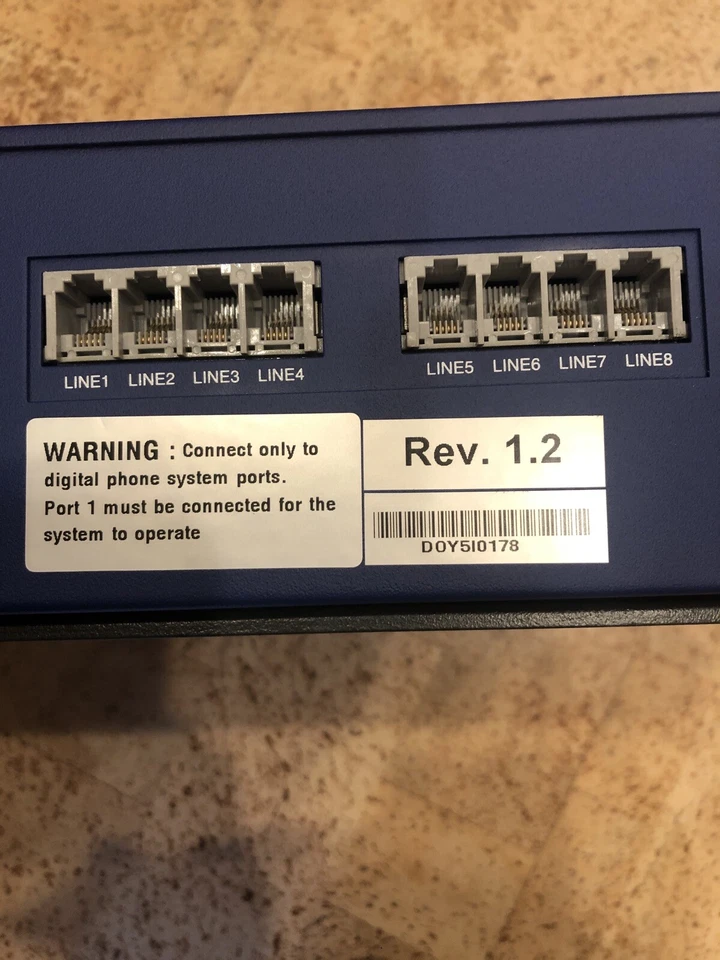 VODAVI 8 PORT DIGITAL VOICE MAIL DHD-08 REV:1.2 ISSUE 1 DHD08 - Image 3 of 4