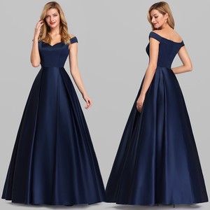 navy blue bodycon prom dress