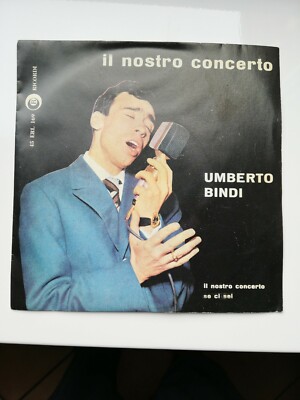 Umberto Bindi - Quei 'Fabulous Anni 60 Promo 7 '' 45 RPM Vinyl (461)