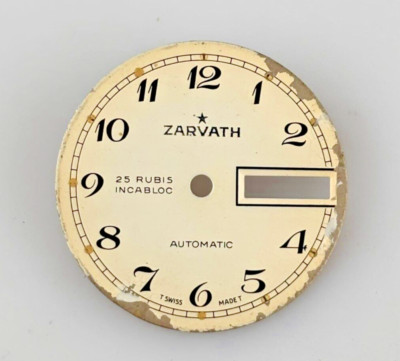 Zarvath Zifferblatt Uhrwerk Eta 2789 Automatik DayDate 25mm gebraucht