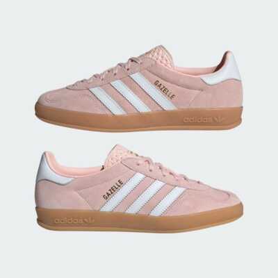Adidas Originals GAZELLE INDOOR W Sandy Pink/ White IH5484 Women's