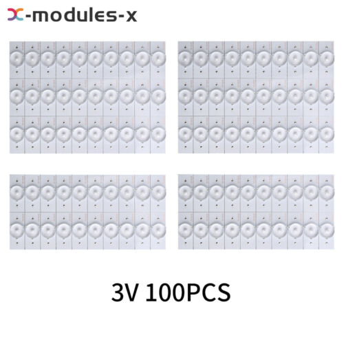 50/100PCS 3/6V LED Lamp Bead With Optical Lens Fliter For 32-65'' LED TV Repair - Picture 5 of 22