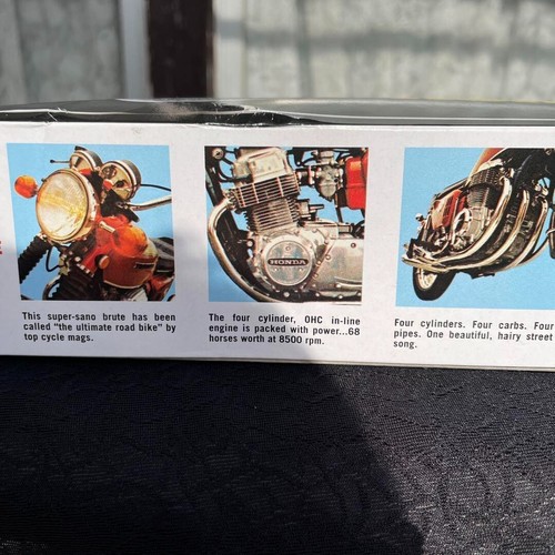 MPC Honda 750 Four 1/8 Model Kit #17973 Rare Vintage - Picture 4 of 4