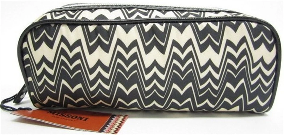 MISSONI x Target 'Famiglia Black & White Zig Zag' Kit / Case / Make-up Bag *NWT* - Image 3 of 4
